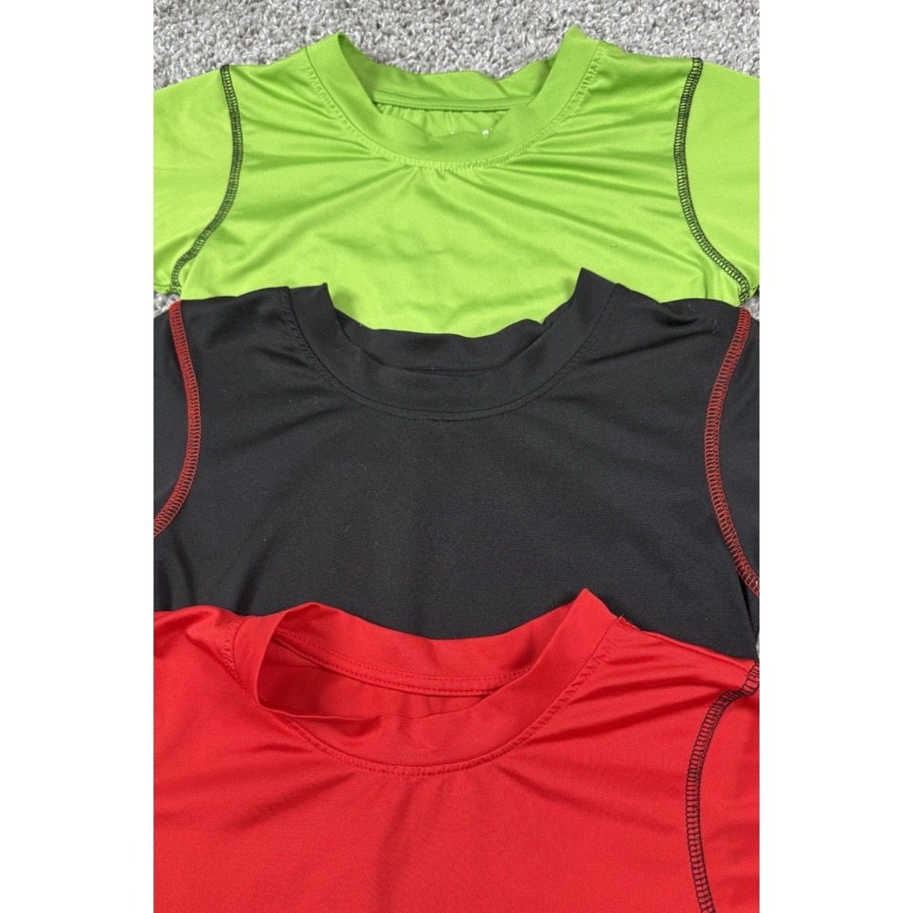 Black Bear Boys Athletic T-Shirts  Dry Fit Performance Crew - Lot Of 3‎ - Small